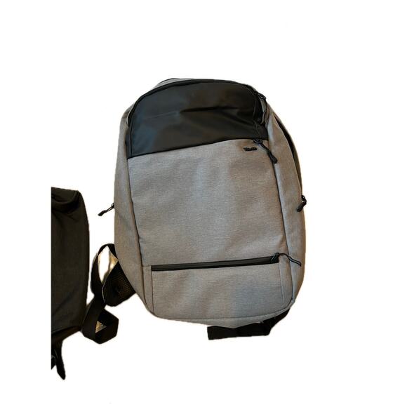 Valuable Brand Gray Black Padded 21L School Backpack - Picture 1 of 4